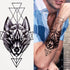 Tatouage Loup Géométrique